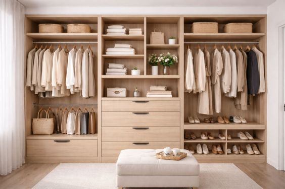 室內裝修衣櫃設計指南：收納機能、空間配置與施工細節